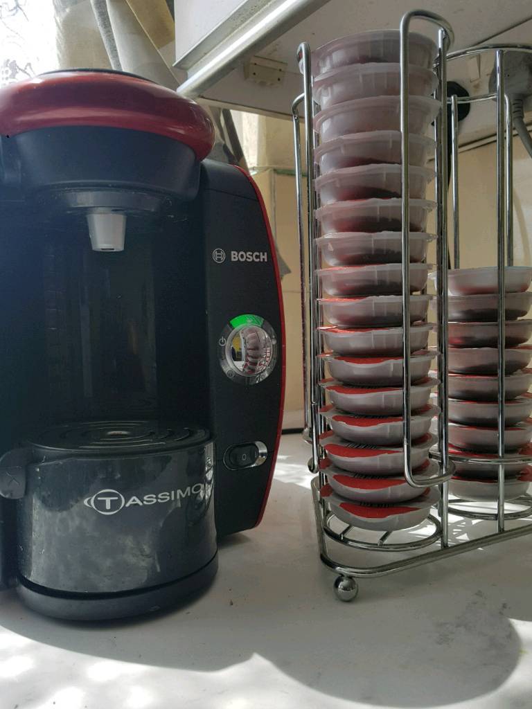 Bosch Tassimo coffee machine and pod holder in Coventry, West