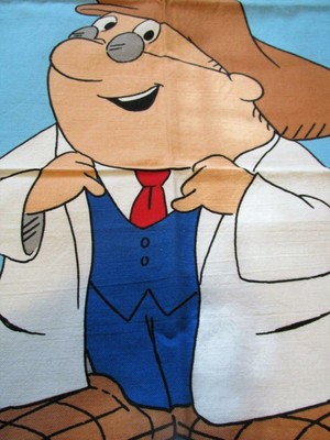 TETLEY TEA BAGS COTTON TEA DISH TOWEL WYATT CATTANEO ADVERTISING