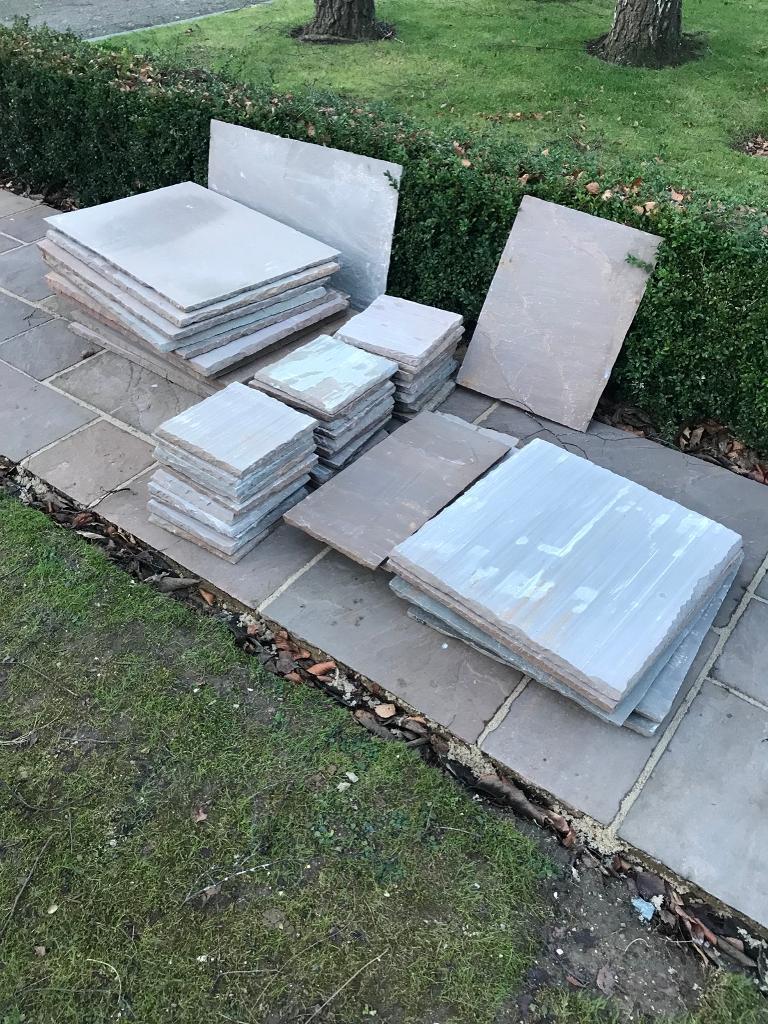 Marshall Indian sandstone brown patio slab tile in Watton, Norfolk