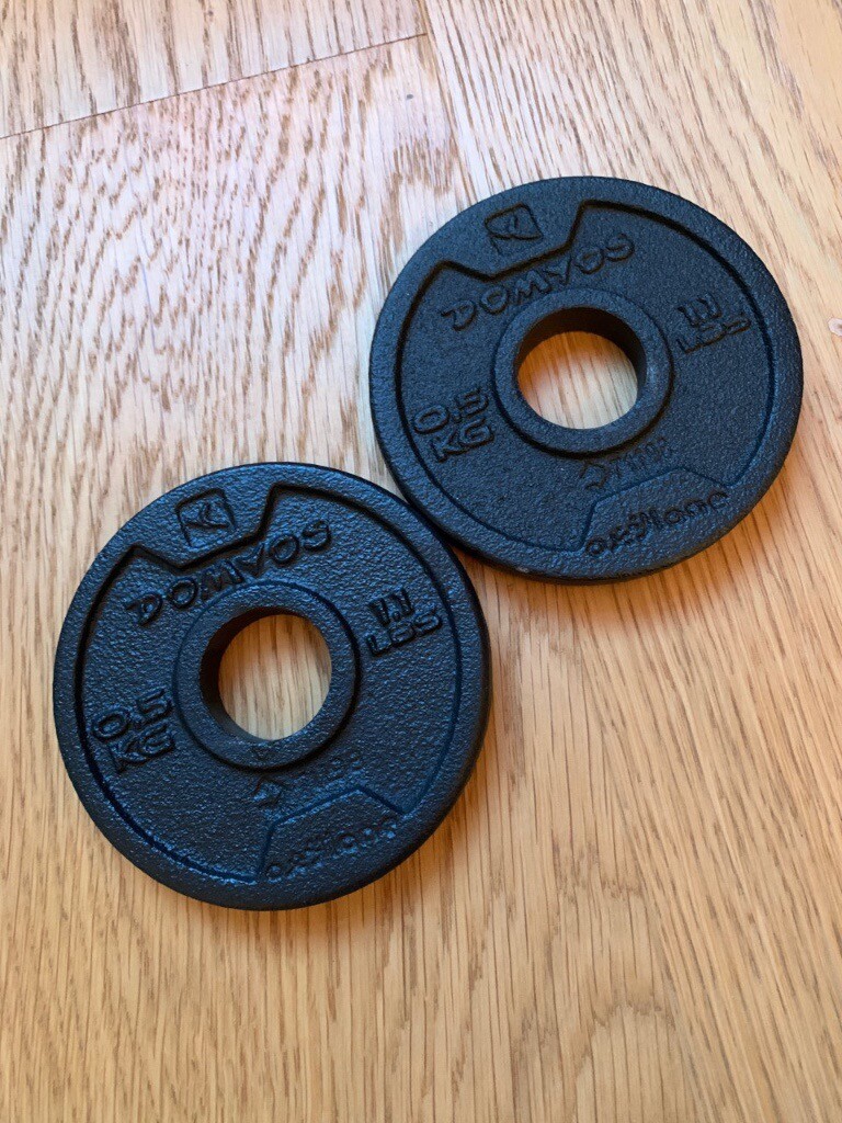 0.5 kg weight plates