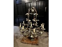 Metal chandelier for sale with 9 lights
