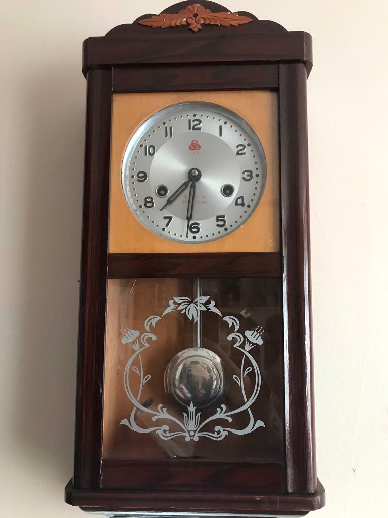 Antique Wall Mounted Grandfather Clock in Manchester Gumtree