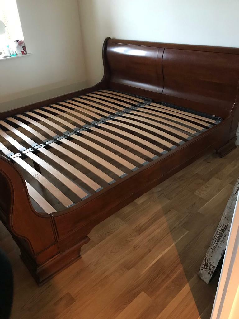 6 foot super king wooden sleigh bed frame | in Writtle ...