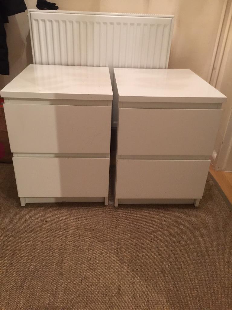 Two IKEA bedside drawers in Milton Keynes, Buckinghamshire Gumtree
