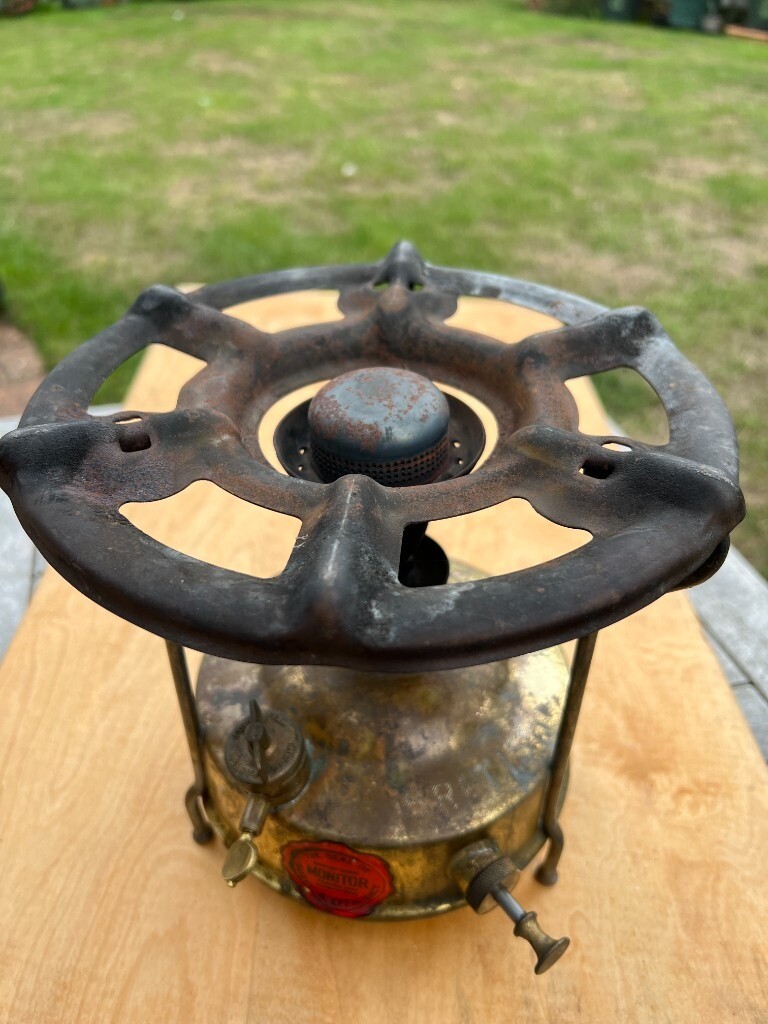 Vintage Monitor (Primus) stove Brass Paraffin/kerosene Pressure Vapour