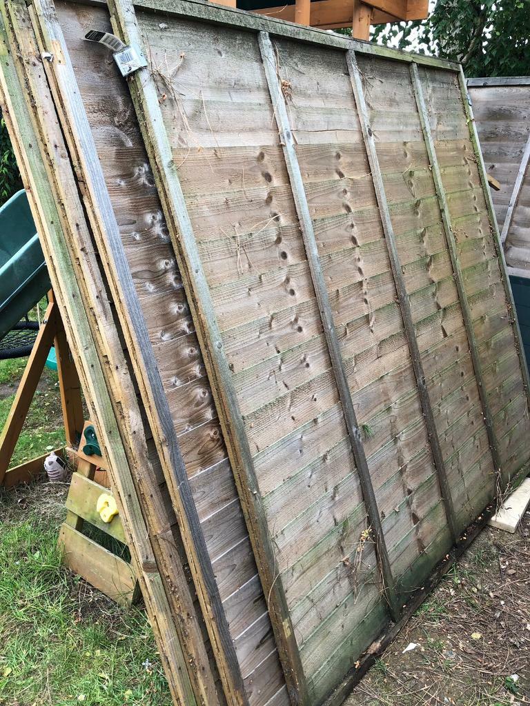 6X6 larchlap pressure treated fence panel X 5 in Witham, Essex Gumtree