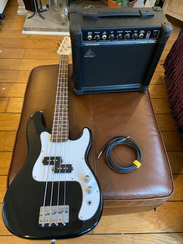 3/4 Bass Guitar and Bass Amp in Pontypool, Torfaen Gumtree