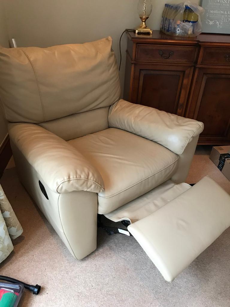 Leather lazy boy chair in Dedham, Essex Gumtree