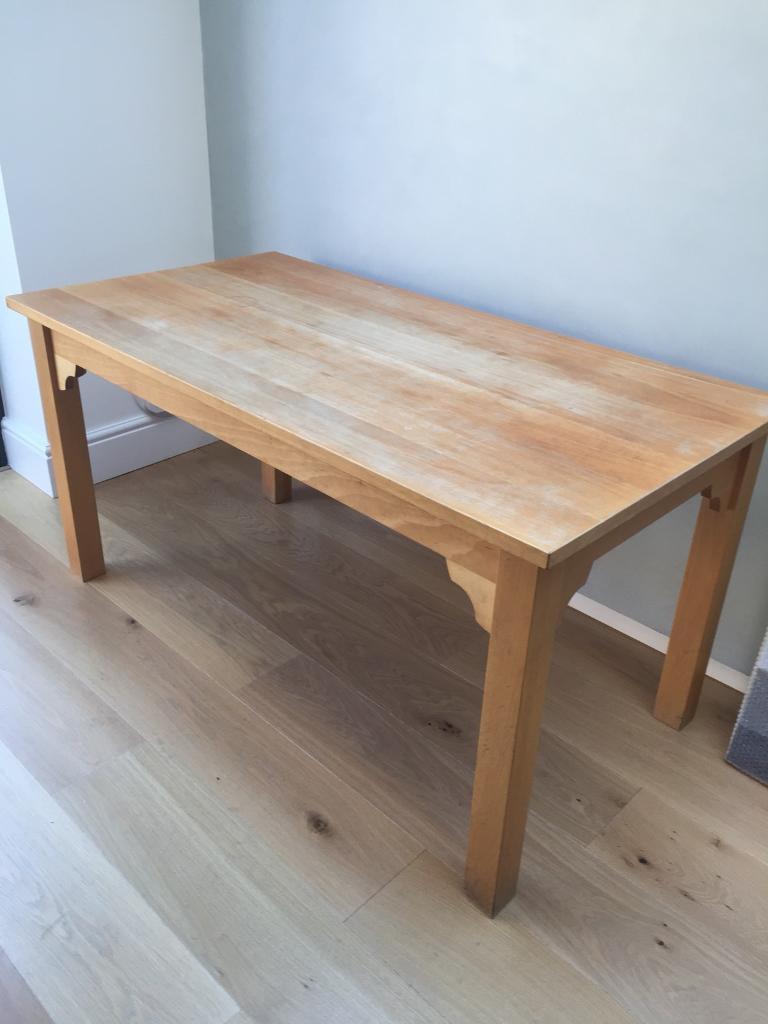 Habitat solid wood kitchen table in Clapham Junction, London Gumtree