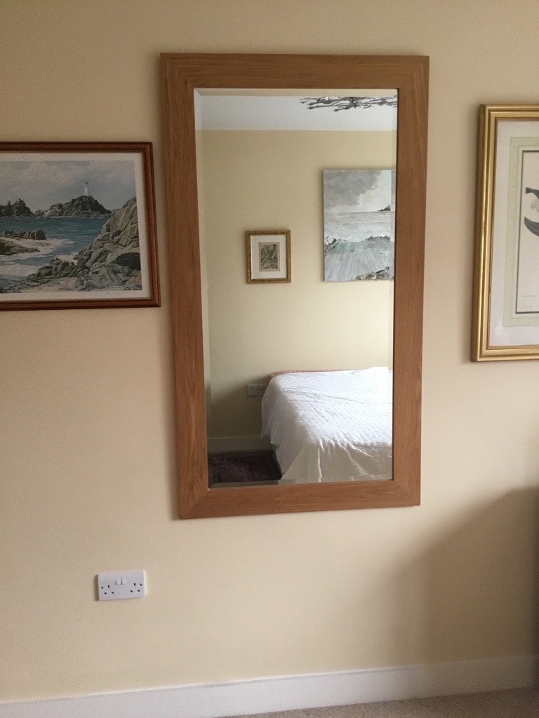 Large oak framed mirror in Westbury On Trym, Bristol Gumtree