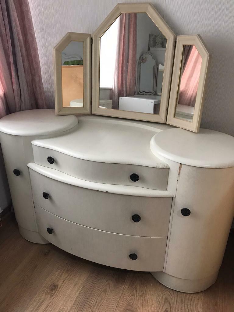 Vintage Shabby Chic Dressing Table Shrager Dressing Table Chest