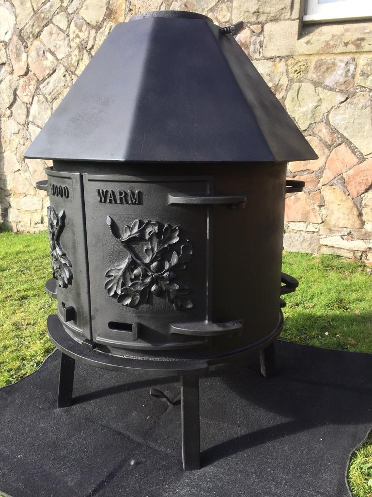 Rare Woodwarm DoubleSided Woodburner, Stove, Fire, Log. 12kw. in Ross