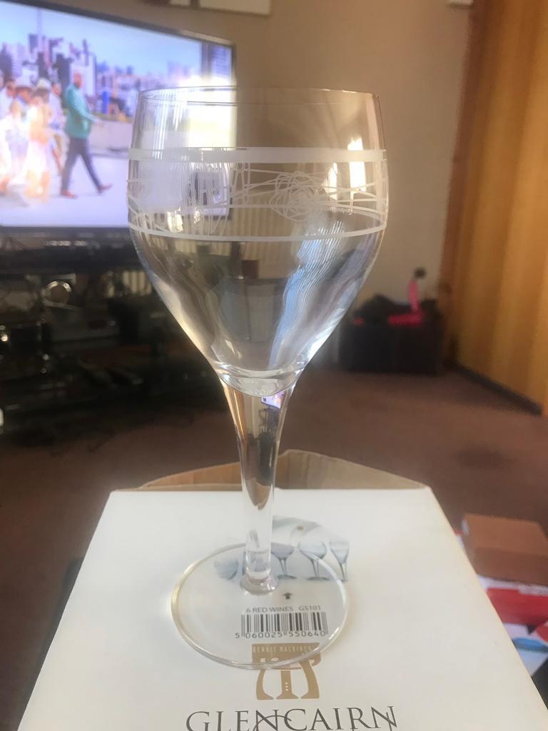 Glencairn Crystal Rennie Mackintosh Wine Glasses in Falkirk Gumtree