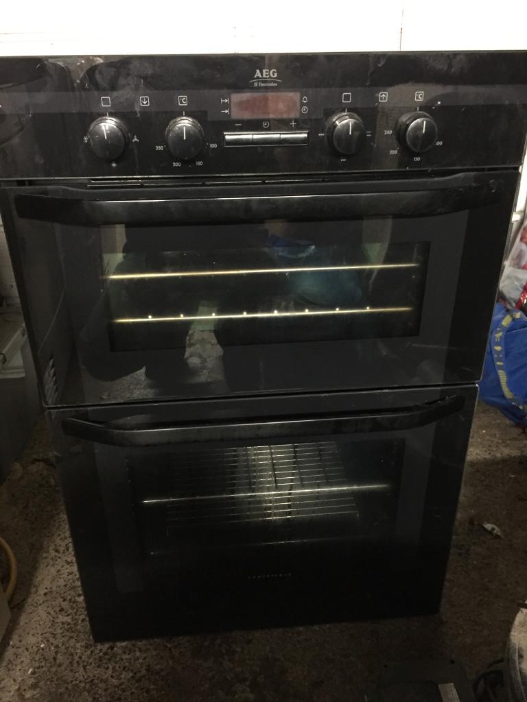 AEG Electrolux competence double electric oven cooker D21004B in Yate