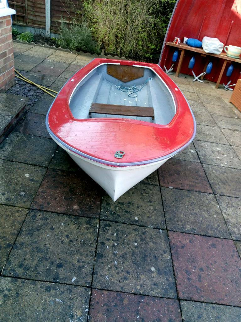 ROWING BOAT DINGHY UNSINKABLE TENDER FIBREGLASS 9FT 3" in Chatham