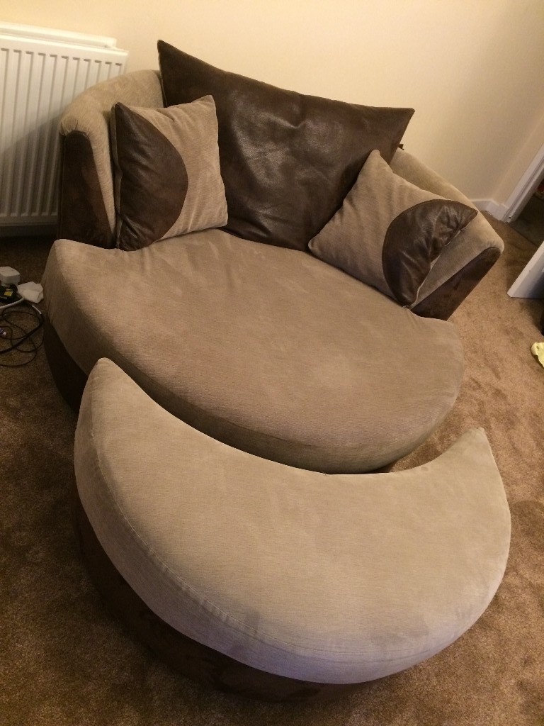 REDUCED ’Cuddle Chair’ and matching Armchair in Elderslie