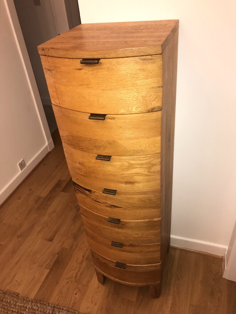 Solid Oak Tallboy in Milngavie, Glasgow Gumtree