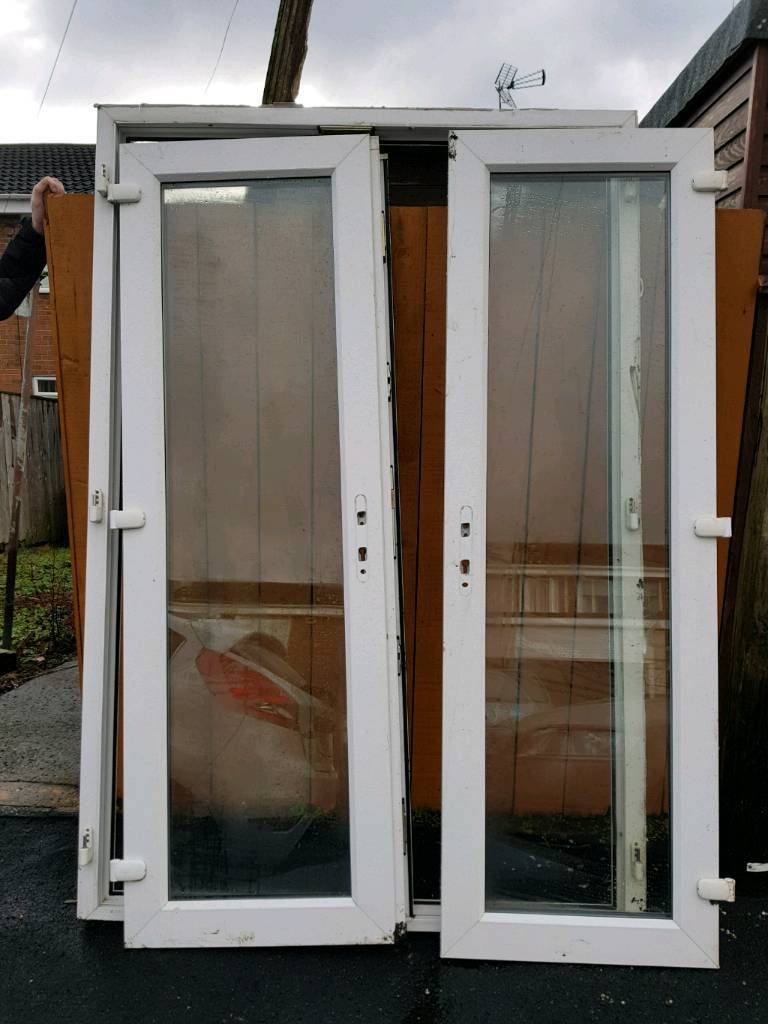 1500 x 2100 French doors with 300 side screen in Houghton Le Spring