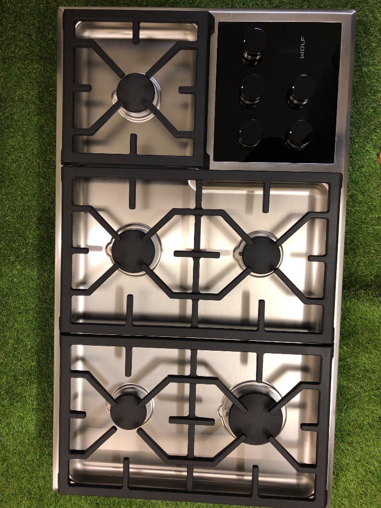 Ex Display Wolf Gas Cooktop Transitional 5 Burner Hob Sub Zero