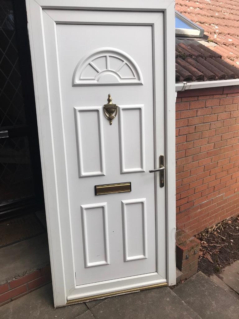White Upvc front door in Kingswinford, West Midlands Gumtree