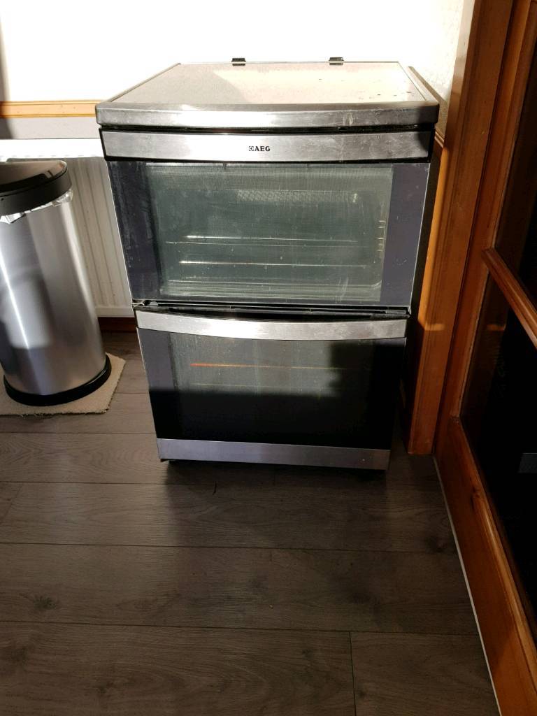 AEG freestanding double oven with induction hob in Banchory