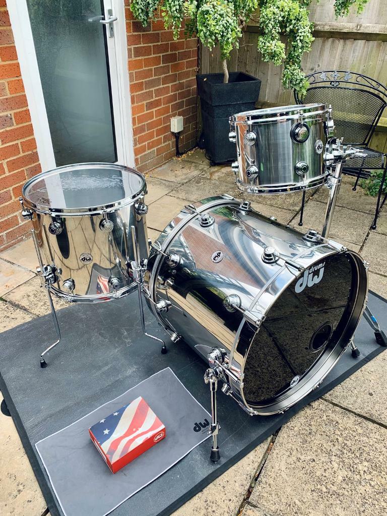 DW Stainless Steel Drum Kit in Benson, Oxfordshire Gumtree