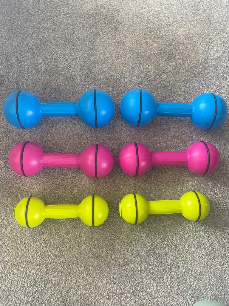 Set of 3 Dumbbells Davina 3x weights in Dalkeith, Midlothian Gumtree