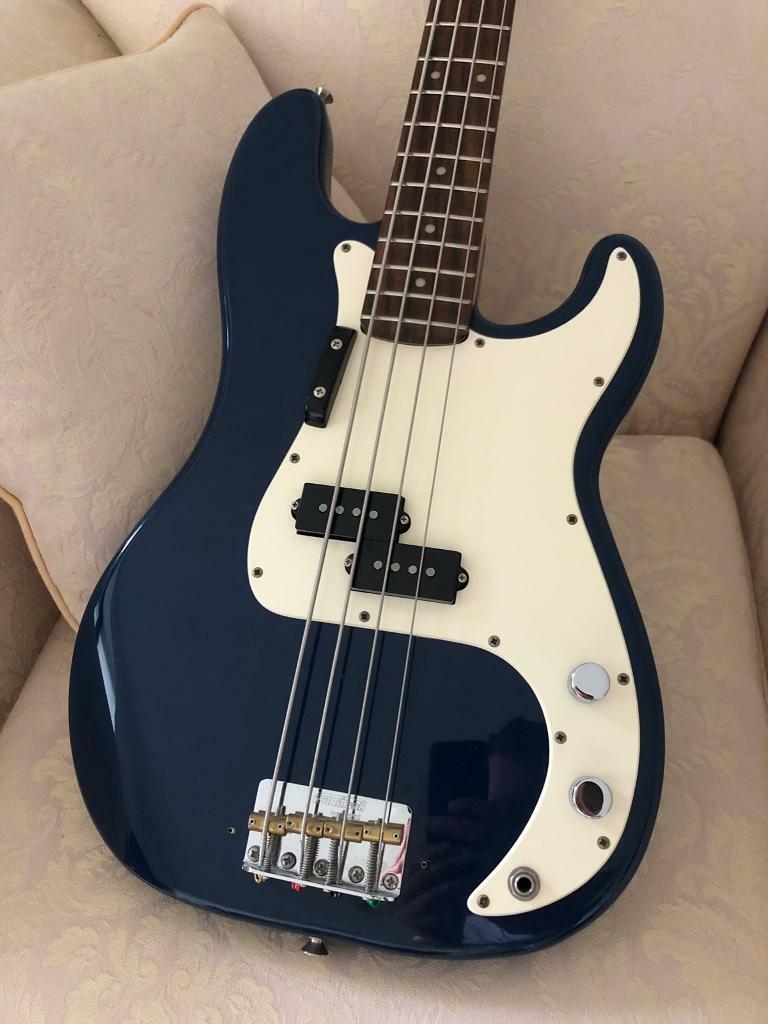 Fender/Squire Precision Bass with upgrades in Llantrisant, Rhondda