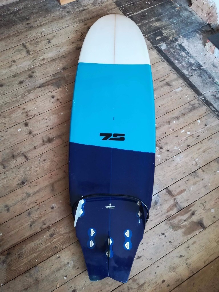 7s 6'8& quot; Superfish XL surfboard . includes ,board bag, leash