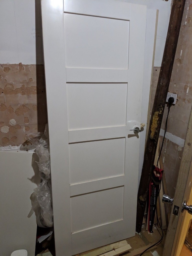 Wickes Marlow White Softwood 4 Panel Shaker Internal Doors in