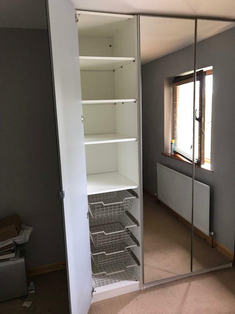 Single ikea pax mirrored wardrobe in Greenisland, County Antrim Gumtree