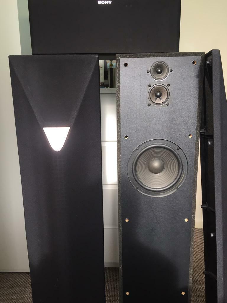 Sony Floor Standing Centre Speakers In Little Clacton Essex