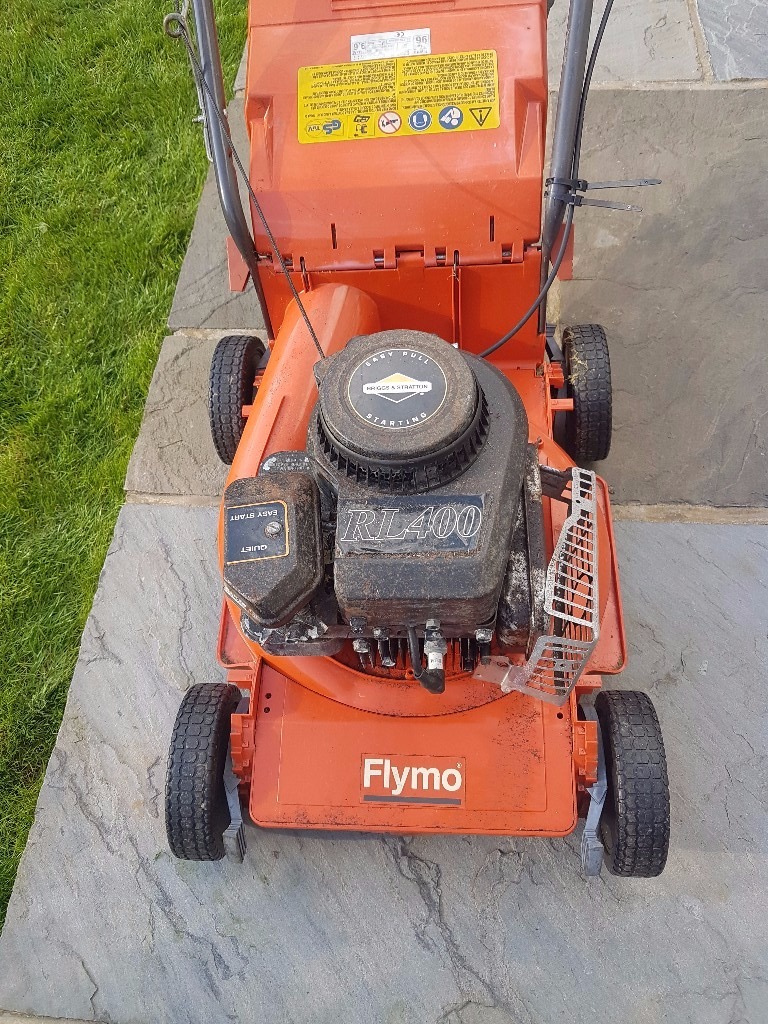 FLYMO RL400 PETROL LAWN MOWER BRIGGS & STRATTON EASY START LAWNMOWER