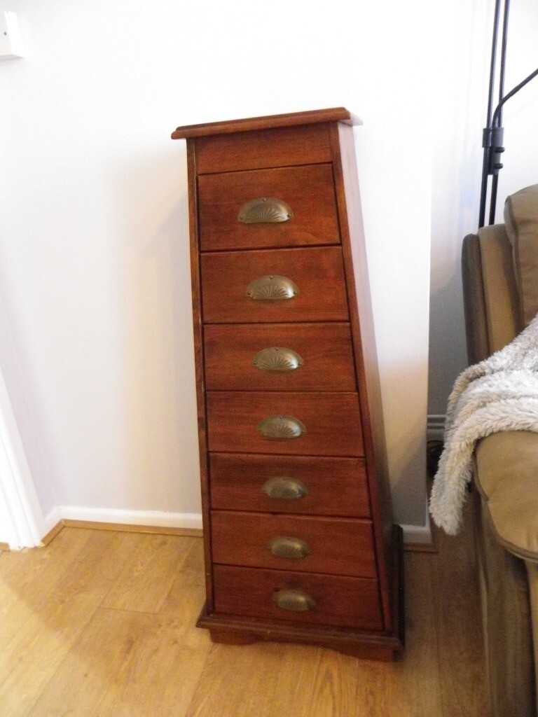 Tall Pyramid Chest of Drawers Side Table from the Pier in Bournemouth