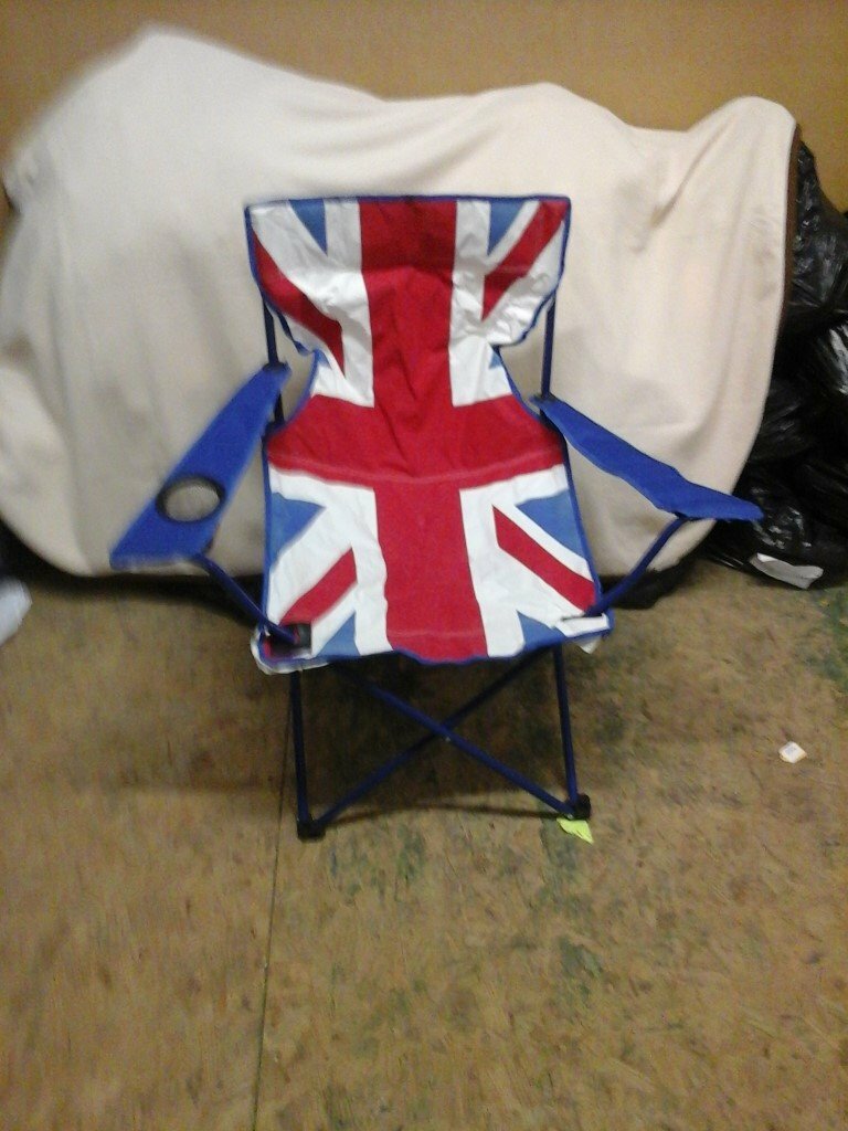 One union jack folding chair in bag in Maidstone, Kent Gumtree