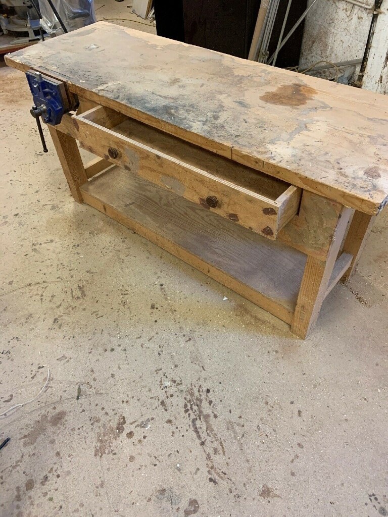 Wooden Work Bench With Drawer In Norwich Norfolk Gumtree