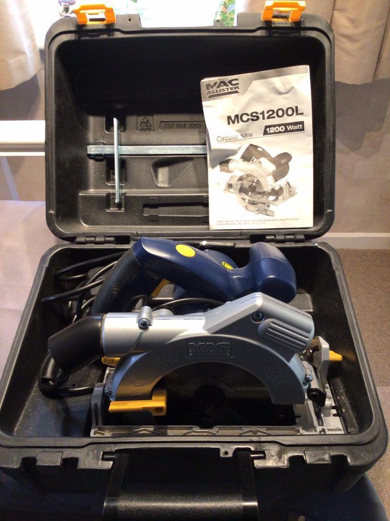 MAC ALLISTER MCS 1200L Circular Saw 1200W in Burnham, Berkshire Gumtree