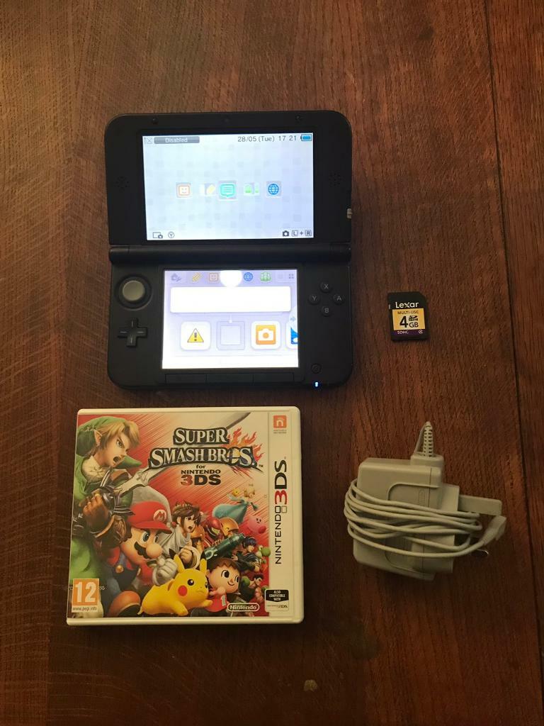 Nintendo 3DS XL Metallic Blue With Super Smash Bros 3D and 4 gig