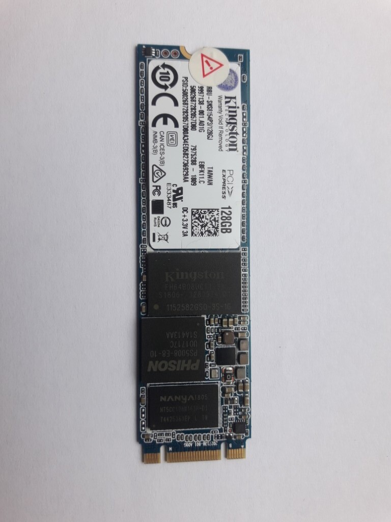 KINGSTON Solid State Drive 128GB NVMe PCIe M.2 RBU-SNS8154P3/128GJ | in ...