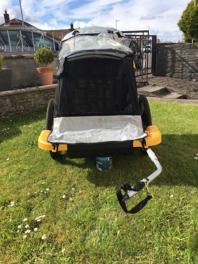 Bellelli Halfords double taxi bike trailer immaculate in Morriston, Swansea Gumtree