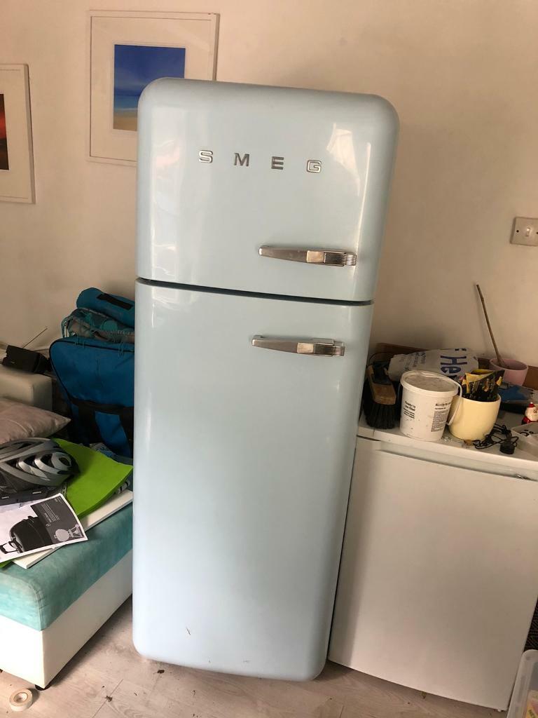 Sky blue smeg fridge freezer in Exeter, Devon Gumtree