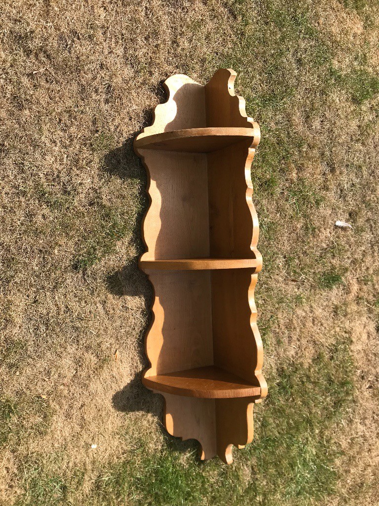 Old Solid wood (oak) corner shelf Kitchen in Chester, Cheshire Gumtree