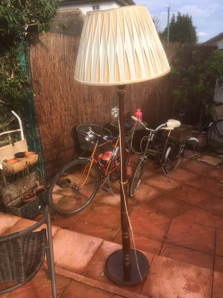 Vintage wooden standard lamp in Wollaton, Nottinghamshire Gumtree