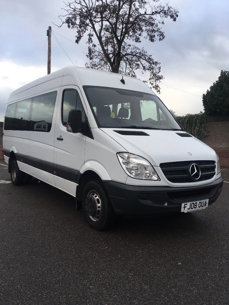 Mercedes Benz Sprinter 17 seater minibus, wheelchair lift in Hutton