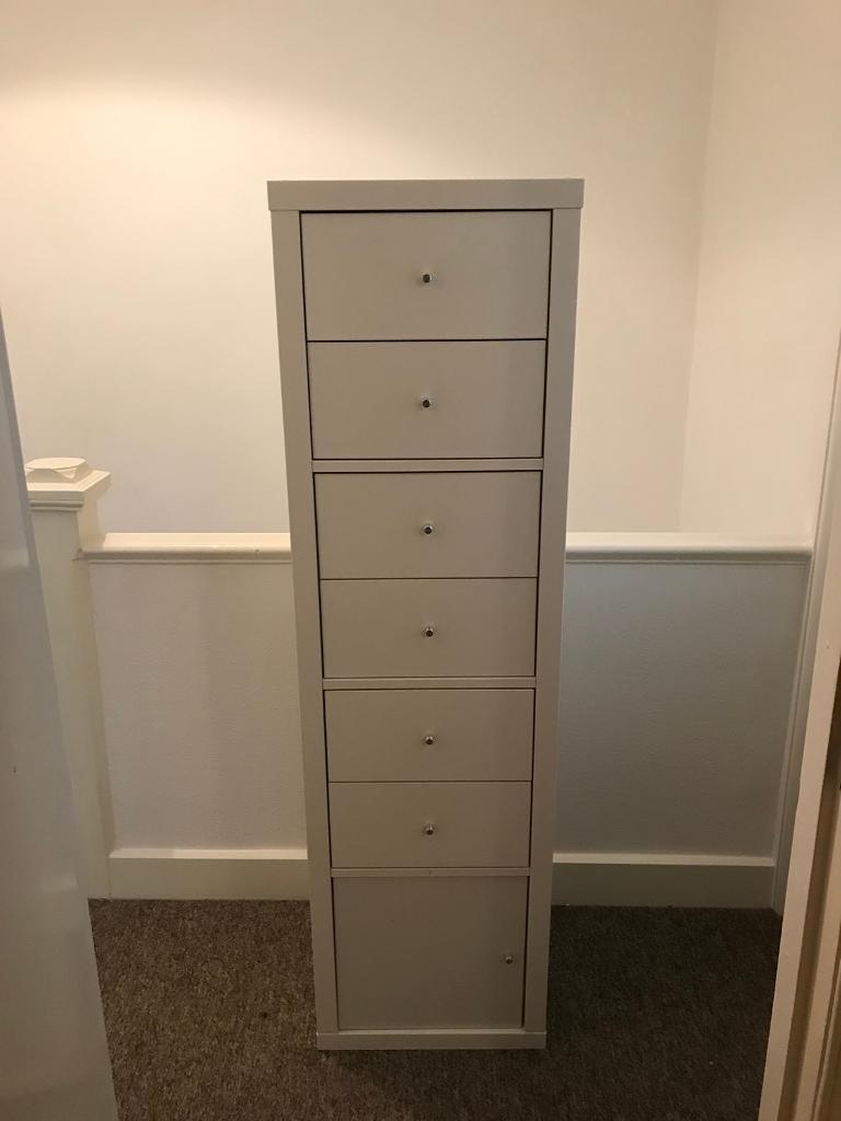 Ikea tall white drawer unit in Portsmouth, Hampshire Gumtree