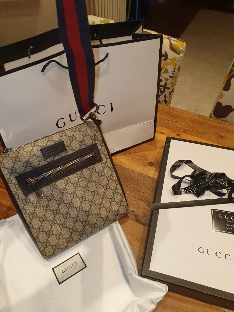 Gucci small messenger bag with box in Wembley, London