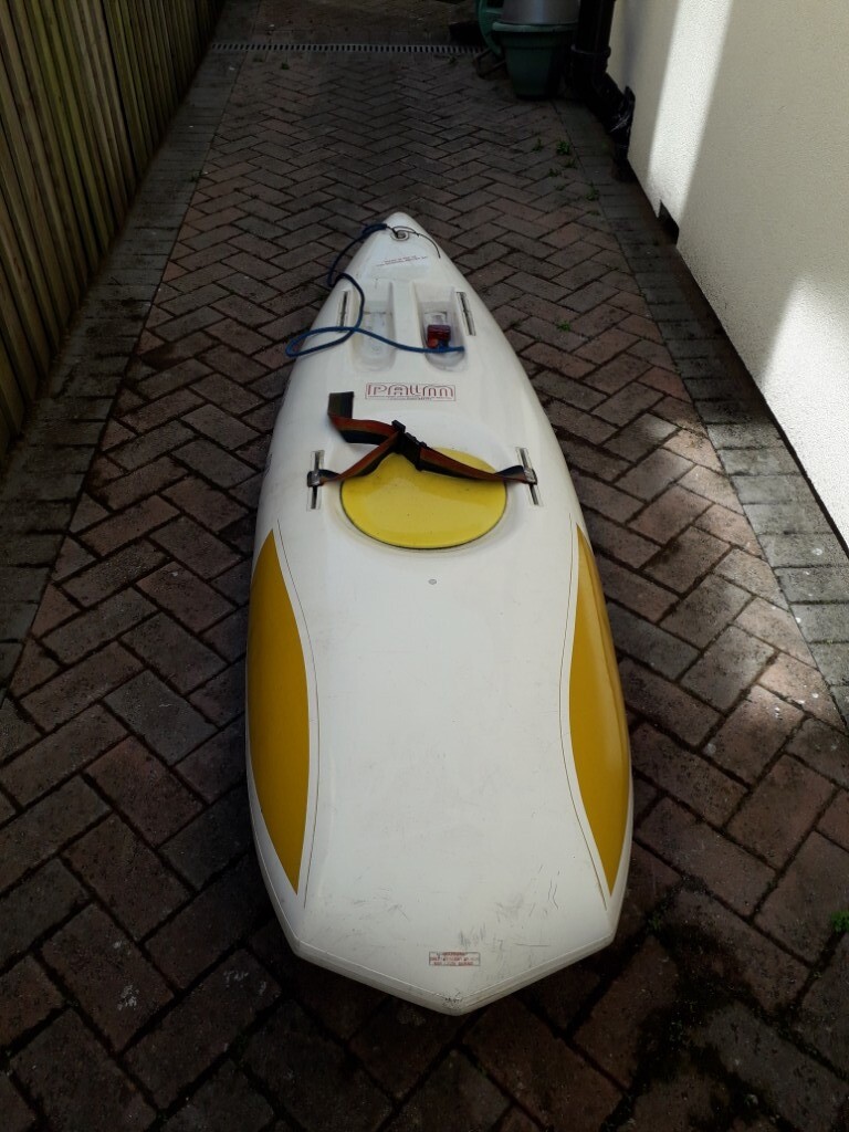 Classic 'Palm' Surf Ski. 7'6" x 2' (2.28m x 0.62m). Complete with 3