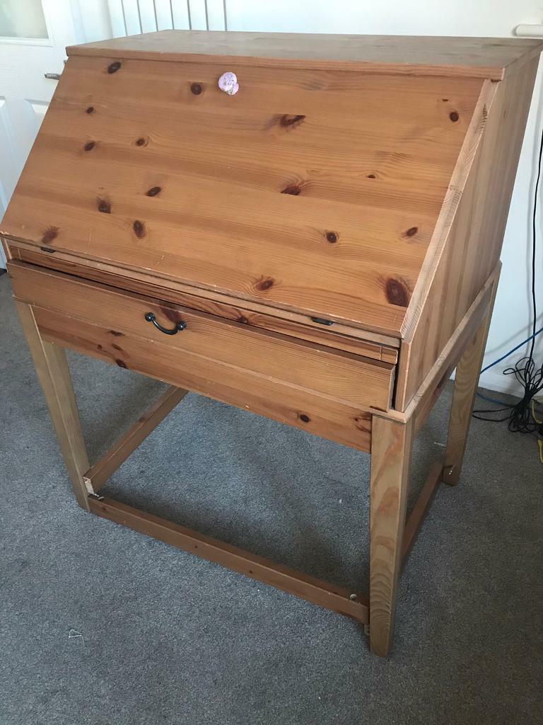 Ikea Pine bureau / desk home working in Sidcup, London Gumtree