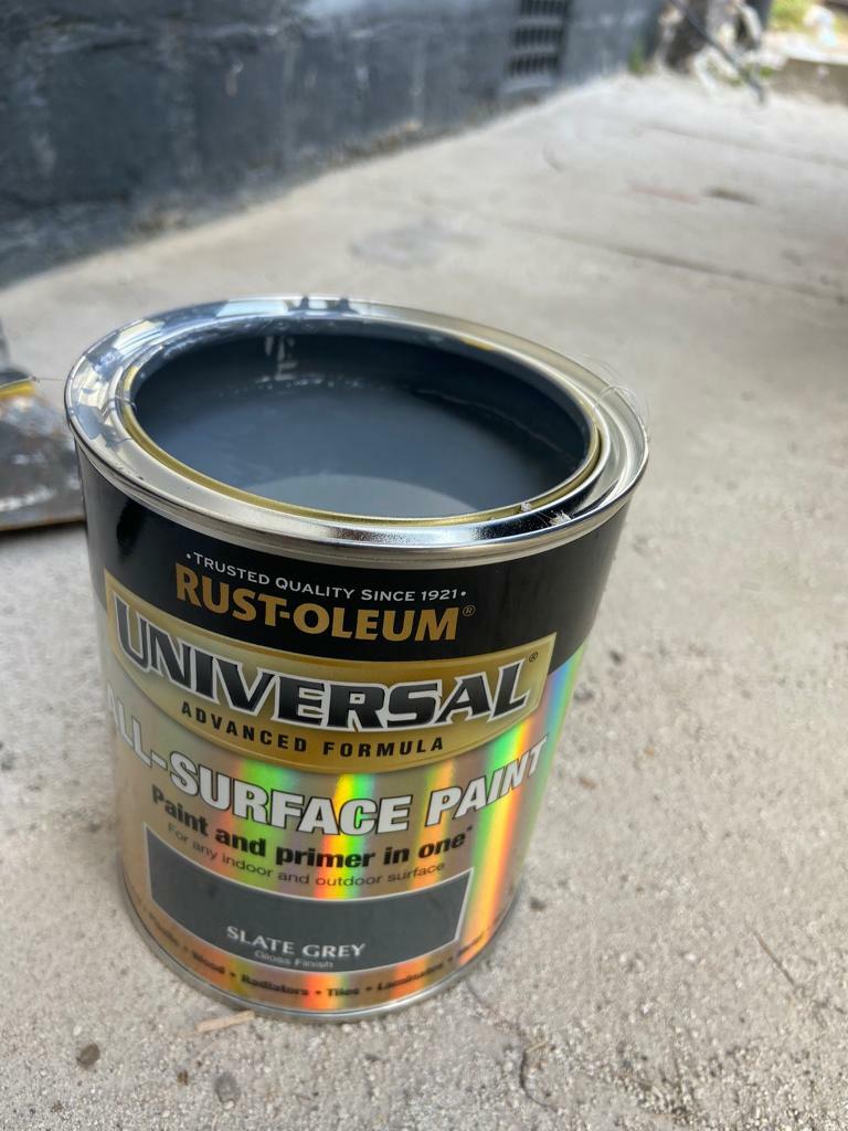 Slate grey paint wood masonry metal plastic in Leicester