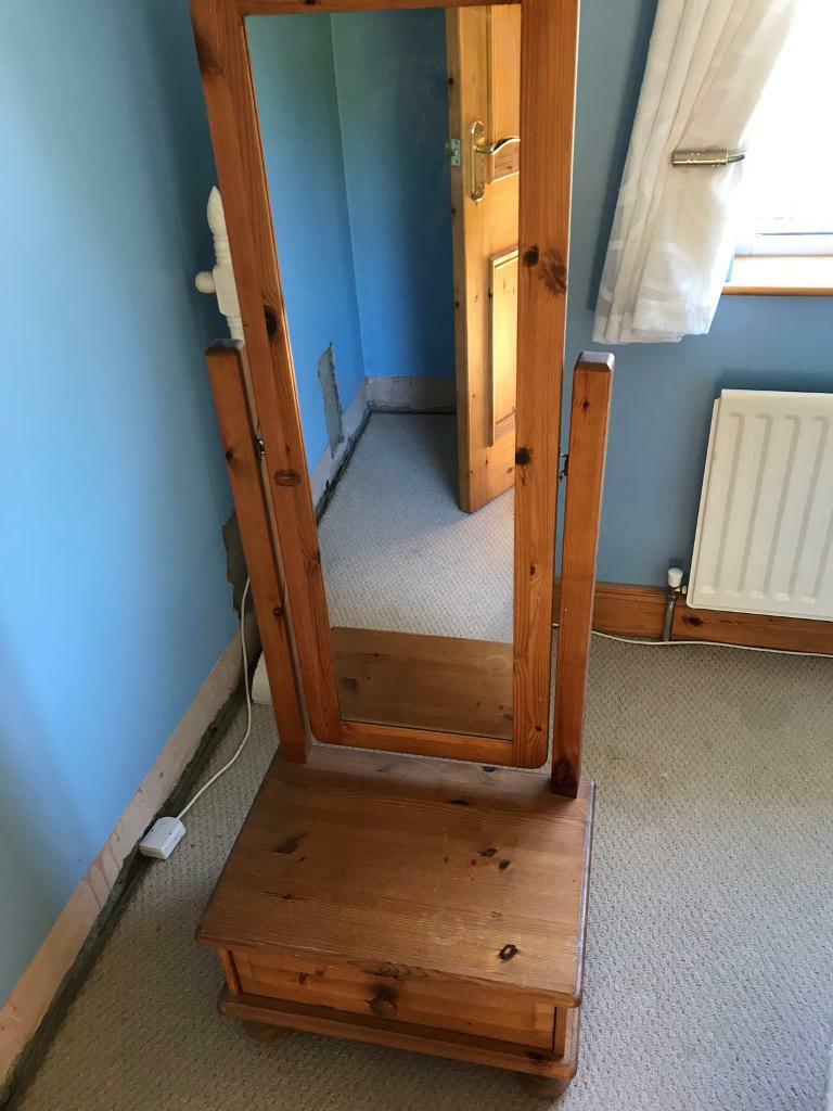 Pine free standing mirror for sale in Coleraine, County Londonderry Gumtree